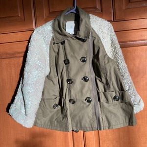 HEI HEI Med army green, sequence 3/4 sleeve jacket